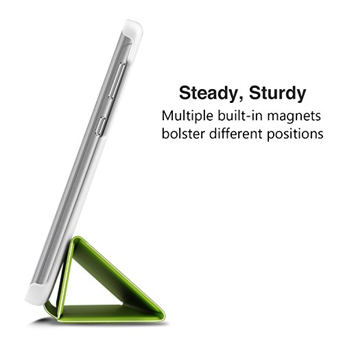 Huawei MediaPad T3 10.0 hülle, IVSO hochwertiges PU Leder Etui hülle Tasche Case – mit Standfunktion, super 360° Anti-Wrestling, ist für Huawei MediaPad T3 10.0 Tablet-PC perfekt geeignet (Grün) - 7