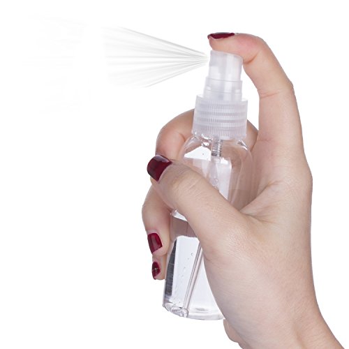 Reise Flaschen Set – Meersee Kunststoffflaschen für Flugreisen, Auslaufsichere Reiseflasche, Behälter für Accesoires/Shampoo/Spülung/Cremes - 5