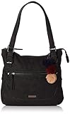 henkeltaschen damen leder Anzahl Hauptfächer: 1 Tamaris Damen Mei Henkeltasche, Schwarz (Black), 32.0x12.0x34.0 cm