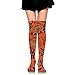 Produktbild QUEEKINWANG Women's Sketch Halloween Long Stockings 3D Pattern Casual Knee High Socks