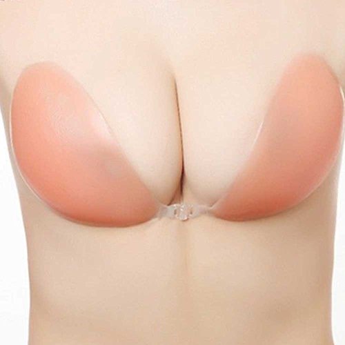 Fügt LIFECART Silikon Kleber zu kleben Push-up BH ohne Träger unsichtbar Nippel Cover BH einfügen Brust Pad Badeanzug und BH Bikini-Badeanzug-Pads-A-Cup - 2