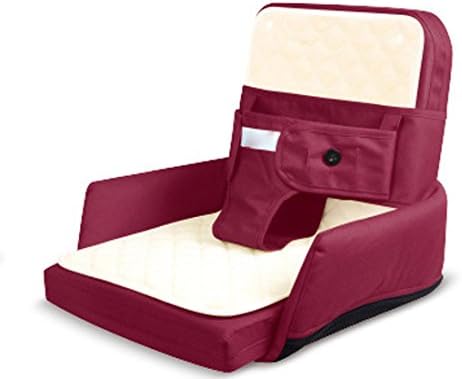 PRDX Baby Cot&amp; Multi-function Baby Crib Baby's Dining Chair, Booster Seat, Islation of Bed, Foldable, a Convenience for Mom and Newborn , Red