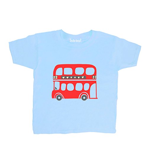Inda-Bayi Baby-Toddler-Kids Heavy Cotton T Shirt - london bus