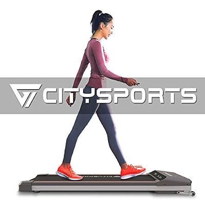 CITYSPORTS Tapis de Course Electrique Pliable, Moteur 400W, Vitesse Réglable, Ecran LCD, Idéal pour la Maison et Le Bureau