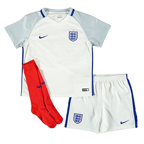 Nike Kinder Teamtrikots England Babykit Home EM 2016 Kleinkinder, weiß/ hellblau, 86 (12-18 Monate), 724568-100