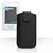 Produktbild Samsung Galaxy S4 Active Tasche Schwarz Qualitativ Lichee Leder Flip Hülle
