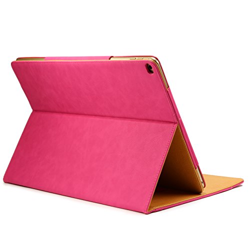 Original Urcover® Tasche Smart Cover iPad Pro 12.9 Zoll ( 2015 /2016 Version) Schutz Hülle Case [Sleep / Wake Funktion] und inkl Displayschutzfolie & Zubehör | Pink - 3