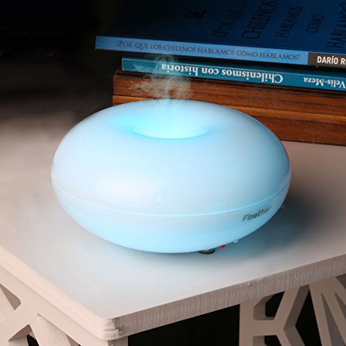 Ultraschall Luftbefeuchter Duftzerstäuber Duft/Aroma Diffuser mit 6 LED Farbwechsel Ätherische Öle Aromatherapy Diffusor Vernebler Raumbefeuchter Raumluftbefeuchter Luftbefeuchtungsgeräte 140ML - 3