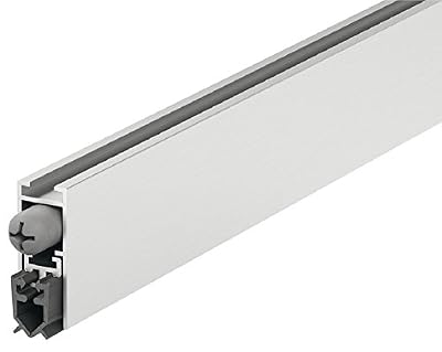 Gedotec Plinthe Joint de Porte - Isolation Automatique STAR-SEAL pour Salle de Contrôle, Salle de Bain, chambre - Isolation Phonique, Acoustique, Étanchéité, Thermique - Longueur 830 mm - 1 Set