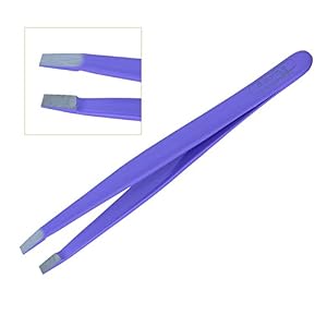 Professional Eyebrow tweezer Straight plucker hair remover Tweezerette (BLACK) - Image 7