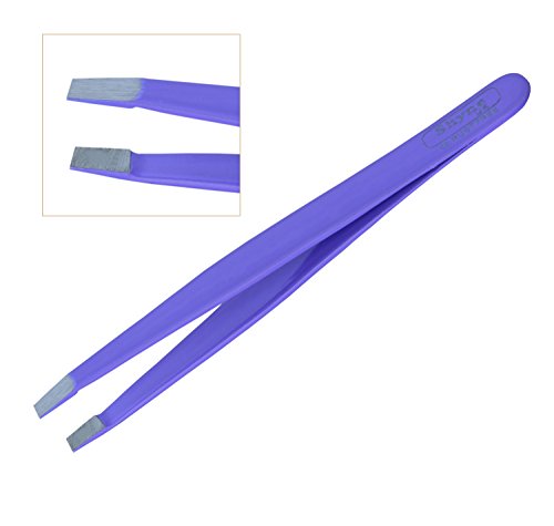 Professional Eyebrow tweezer Straight plucker hair remover Tweezerette (BLACK) - Image 7