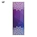 Produktbild QueenHome Yogamatte Diamond Doppelseitig Mit Weat-saugfähiger Yogamatte Handtuch Tuch Handtuch Fitness Decke Übungspilates-Decke für alle Arten von Yoga zum Dehnen trainieren
