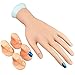 Beauties Factory 1pc Movable Practice Hand & 4pcs Fingers Nail Art Display