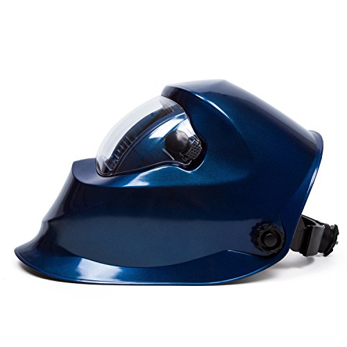 Babimax Automatik Schweißhelme blau Schweißmaske Schutzhelm Schweißschirm Schweißschild Automatisch verdunkelnd - 3