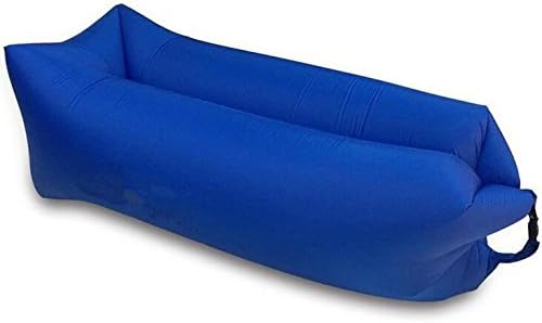Inflatable Lounger Sofa Sleeping Bag, Compression Air Beds,Portable Chair,Air Mattresses Beds. Portable Air Beds Sleeping Sofa Couch for Travelling, Camping, Beach, Park, Backyard (Dark Blue)