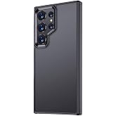 Spia Samsung Galaxy S24 Ultra ile Uyumlu Kılıf Siyah Vulga Sert Kapak Orijinal (Samsung Galaxy S24 Ultra ile Uyumlu, Siyah)