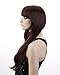 Cool2day® Beautiful Fashion Girls' Long Curly Dark Brown Hair Party Wig (Model:JF010238)