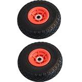 sackkarrenreifen vollgummi Raddurchmesser: Ø 260 mm 2x Sackkarrenrad Pannensicher 260x85 mm 3.00-4 PU Sackkarre Ersatzrad Rad Reifen