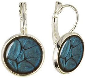 Classic Everyday Small Round Drop Earrings for Women (Style 20 - Calour Dark ...