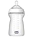 Chicco Natural Feeling Polypropylene 330ml Feeding Bottle + Silicone Teat, Elongated Tip, Fast Flow, for Age 6 Months +