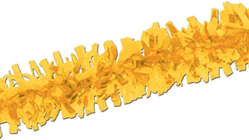 Yellow Festooning Tissue Garland 1ct