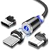 Produktbild Maju Multi 3-in-1 Kabel Schwarz Magnetisches USB-Ladekabel für Micro USB -Light-Typ C USB-C Ladekabel Datenkabel Ladegerät (Lightning)