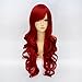 Women's Long Curly 70CM Fashion Party Cosplay Wig+ Wig Cap