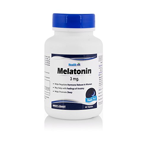 Healthvit Melatonin Regulates Sleep Cycle - 3 mg (60 Tablets) RS.299.00