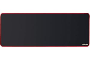 cimetech Tappetino per mouse XXL, Tappetino per mouse da gioco spesso, base in gomma antiscivolo, tappetino impermeabile per computer con bordi cuciti, computer portatile e desktop 31,5×11,8 pollici