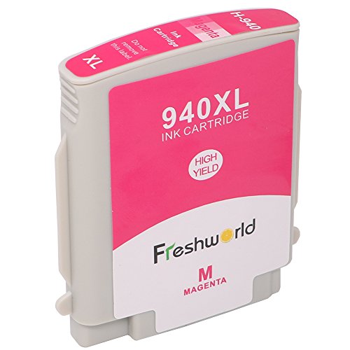 Freshworld Kompatibel Ersatz HP 940XL Tintenpatronen für HP Officejet Pro 8500 8000 8500A A809 A909a Drucker 4er Set (1 Schwarz,1 Cyan,1 Magenta,1 Gelb) - 5