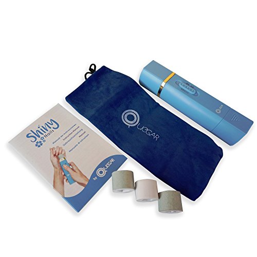 Elektrische Nagelfeile für Maniküre und Pediküre zu Hause. Elektronische Nagelfeile für Glanz und Nagelpflege . Nagelfeilen set mit 4 austauschbaren Köpfen und Tragetasche für unterwegs - 2