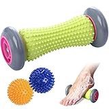 TOBREFE Plantar Fasciitis Foot Roller Massage for Back Pain and Deep Tissue Trigger Point Recovery Tight Muscle Hand Leg Back Pain Therapy Plantar Fasciitis Reflexology Myofascial Acupressure Release