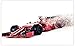Produktbild Rennauto Formel Autorennen Wandtattoo Wandsticker Wandaufkleber R1162 Größe 70 cm x 110 cm