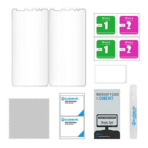 Galaxy Note 8 Protector de Pantalla   2-Pack  Cubevit Protector de Pantalla para Samsung Galaxy Note 8  No Burbujas   Ultra Trasparente TPU Aplicado en H  medo Protector de Pantalla Vidrio para Galaxy Note 8