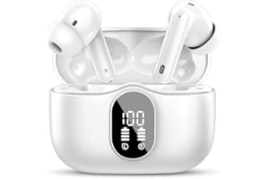 Bluetooth Kopfhörer, Kopfhörer Kabellos Bluetooth 5.4 Sport In Ear Kopfhörer mit App, Wireless Earbuds 40 Std Spielzeit, LED Ladecase, ENC Lärmreduzierung Mic, Tiefer Bass Ohrhörer für IOS/Android
