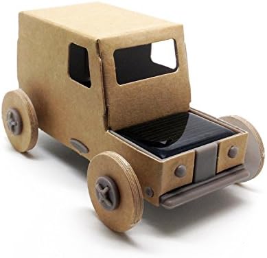 AUTOGAMI - solar powered car from paper - Natural / White