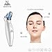 Newanfiar Portable Blackheads Remover Pores Cleaner - For the beauty and skin care / 5 interchangeable heads / USB charging (Color:White)