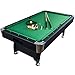 Produktbild Feelcomfort Billardtisch Washington 8ft (Grün/Schwarz) Pool Snooker Schieferplatten Inklusive Zubehörset