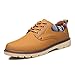 Produktbild spritech (TM) Herren Fashion British Komfort rutschfeste Schuhe Schuh flach Martin Stiefel, camel, US:9.5