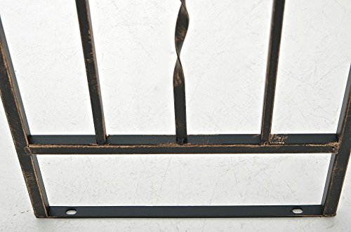 CLP Metall-Rosenbogen COTTAGE, Eisen pulverbeschichtet, Höhe 240 cm, Breite 137 cm, Tiefe 36 cm bronze - 8