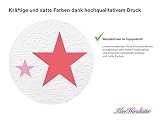 I-love-Wandtattoo WAS-10440 Kinderzimmer Wandsticker Set „Sterne mit Mädchenfarben in Pastell“ 25 Stück Sternenhimmel zum Kleben Wandtattoo Wandaufkleber Sticker Wanddeko - 3