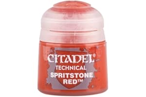 Games Workshop Citadel Pot de Peinture - Técnico Spiritstone Rojo (12 ml)