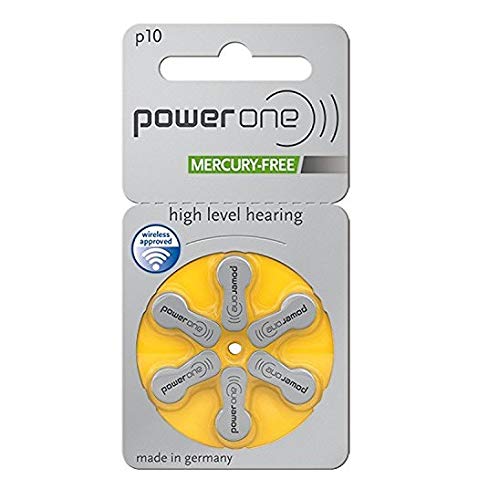 Varta Powerone P10 - Batterie per apparecchi acustici, senza mercurio, 60 pezzi