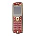 Produktbild Y56 Mobiltelefon Unlock -Handy GSM Kamera Englisch Tastatur Dual Sim Karte mit Luxus-Metall-Körper-Handy UKW-Radio, Nachricht, Bluetooth,MP3-Wiedergabe (Rot)