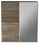 Kleiderschrank Innenaufteilung 2 Elemente 68|68 cm breite, Stellmaß: BxHxT 136x197x61 cm