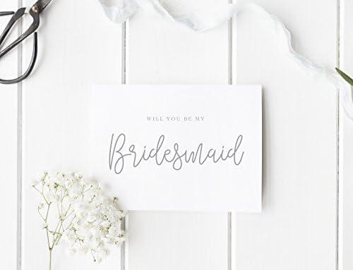 Will You Be My Bridesmaid Card - Hand Script