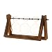Produktbild MagiDeal Deko Holz Halter mit Vasen Glasvase Hängevase Dekovase - 3-vase, 27 * 11 * 14 cm