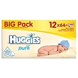 Huggies Pure Wipes Big Pack 12 x 64 per pack