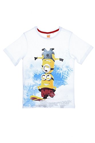 Preisvergleich Produktbild TS KURZE ÄRMELS MINIONS WEISS 3 J