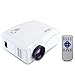 Produktbild Beamer, ieGeek Mini Beamer LED Full HD 1080P LCD Video Projektor Multimedia Projektor für Heimkino Theater PS4 Xbox One Video-Spiele Laptop, Unterstützt HDMI USB SD VGA AV Audio, Weiß, GK-H88W